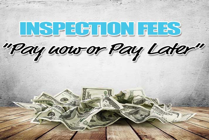 home inspection fee